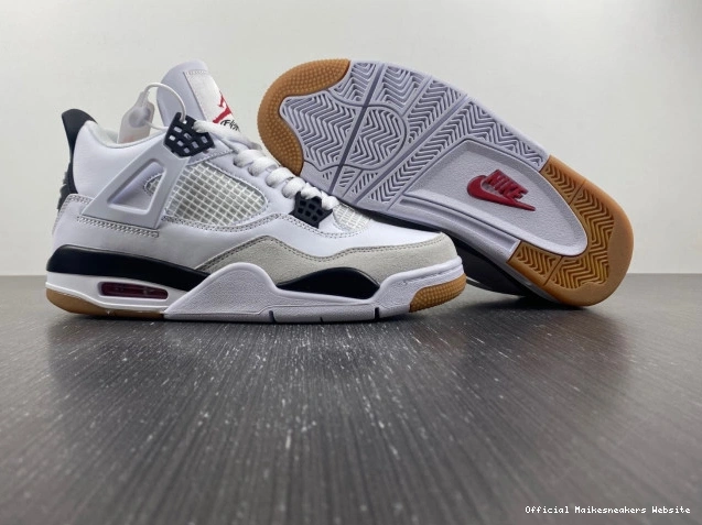 Official Maikesneakers Retro 4 Jordan DR5415-100 SB 0805